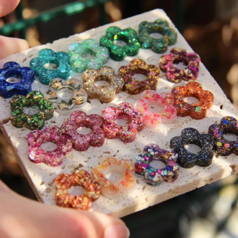 Pampilles aléatoires résine