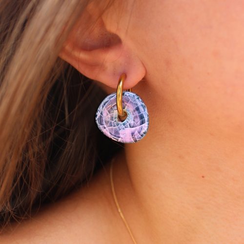 Donut écaille bleu