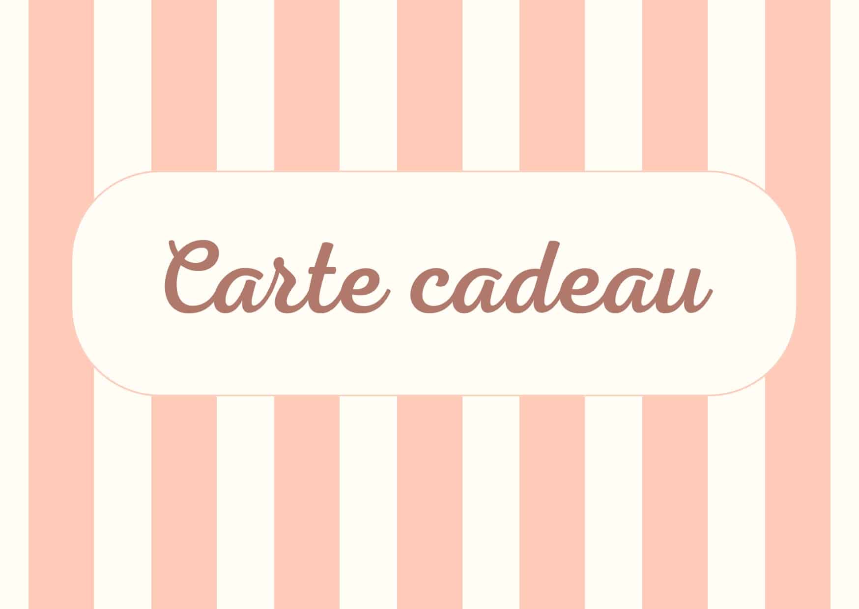 Carte cadeau