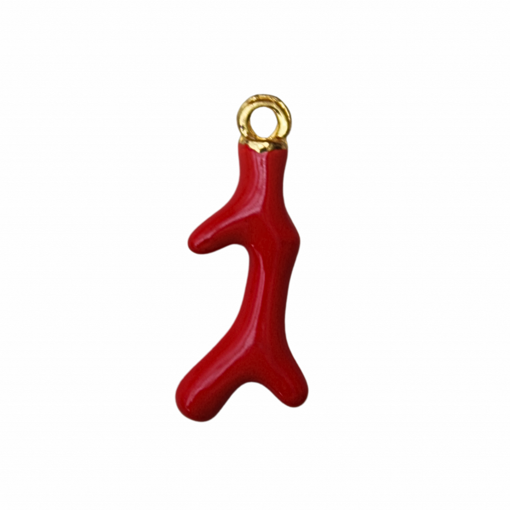 Breloque interchangeable corail