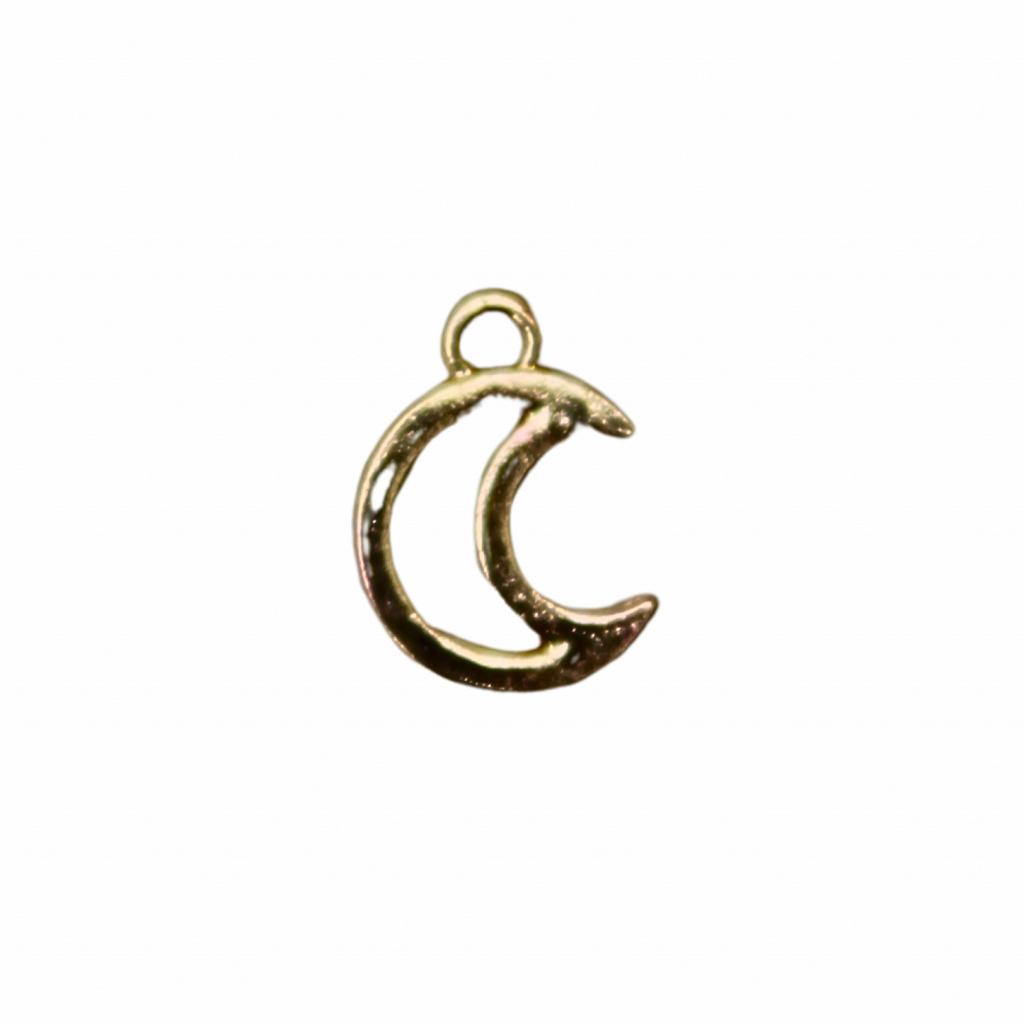 Breloque interchangeable lune creuse