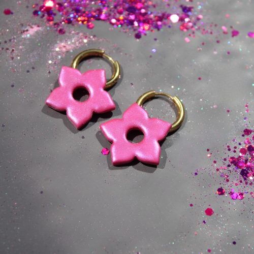 grande fleur interchangeable rose foncé