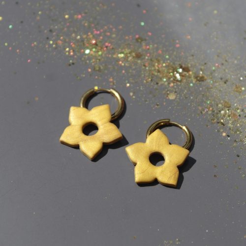 grande fleur interchangeable dorée