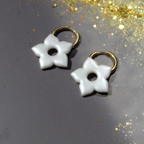 grande fleur interchangeable blanche