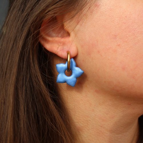 grande fleur interchangeable bleue