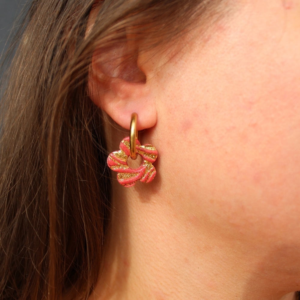 Fleur terracotta or