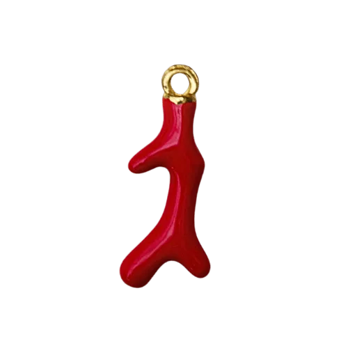 Breloque interchangeable corail