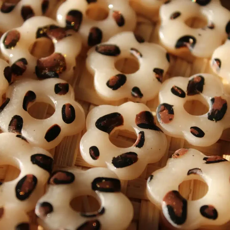 Créoles interchangeables léopard