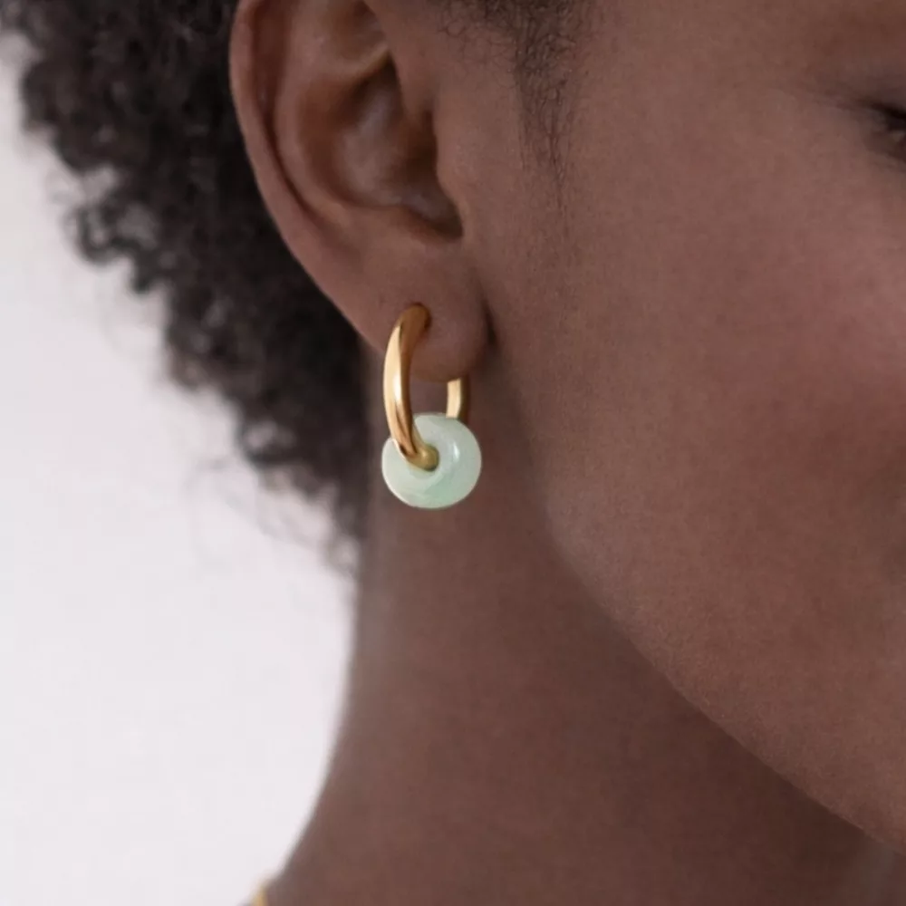 mini donut vert translucide