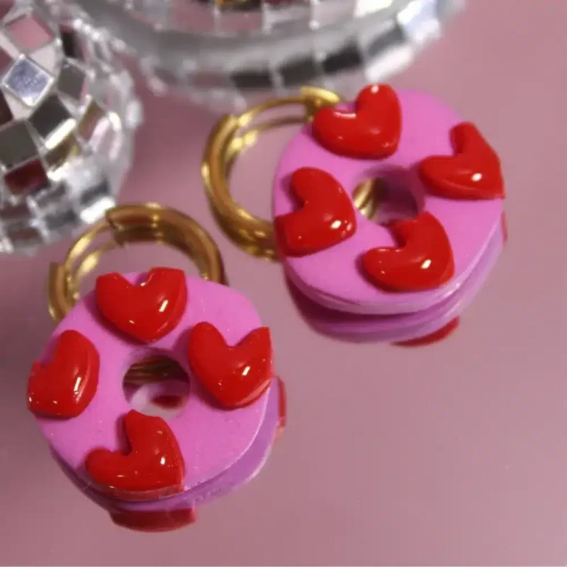 Créoles interchangeables Saint-Valentin