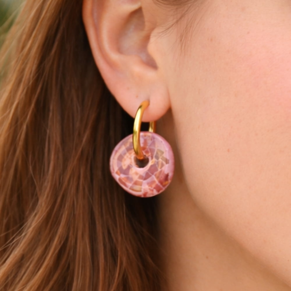 donut rouge écaille