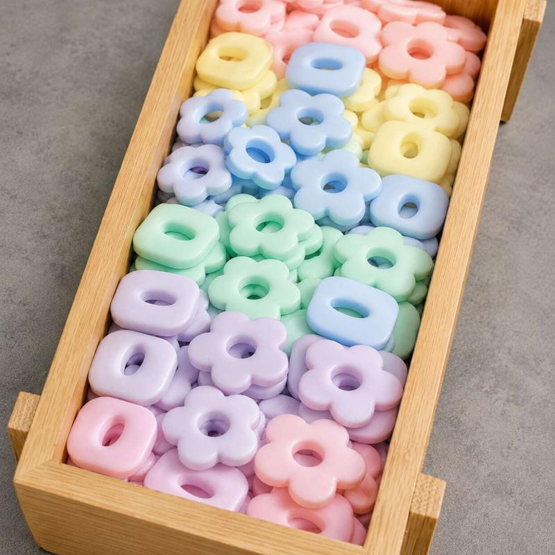 Créoles interchangeables pastels