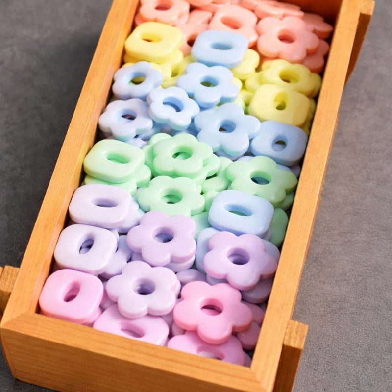 Créoles interchangeables pastels